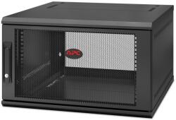 APC by Schneider Electric APC NetShelter WX 6U Single Hinged Wall-mount Enclosure 600mm Deep Falra szerelhető állvány Fekete (AR106SH6) (AR106SH6)