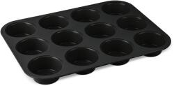 Berlinger Haus Formă pentru 12 brioșe cu suprafață microtexturată Matte Black 55549 (BH/7950N)