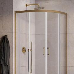Besco Sistem de dus fix si mobil, cu baterie incastrata, auriu periat (Brushed Gold), Besco Decco - Illusion II BP-DIII-ZS BP-DIII-ZS (BP-DIII-ZS)
