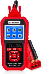 Konnwei KW890 OBDII diagnoză auto + tester baterie auto 12V (KW890)