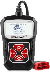Konnwei KW310 tester diagnoză motor OBDII, negru (KW310 black)
