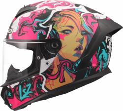 LS2 Casca LS2 Helmets Rapid III Cyberg- Integrală, Cyan/Roz, ECE 22.06 (L8200011.1)