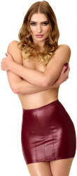 Noir Handmade F399 Bordeaux Affair Mini Skirt Burgundy XS