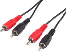PremiumCord 2x Cinch-2x Cinch M/M 3 m Cablu audio (KJACKCMM2-3)
