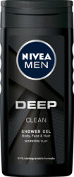 Nivea Deep Clean férfi tusfürdő 3az1ben Folyadék mosószer 250ml