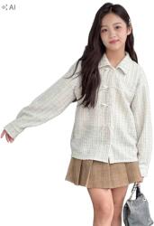 Shein Hosszú Ujjú Ing 8Y 122/128