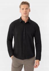 Volcano Férfi Slim Fit Ing Fekete Volcano K-sterry XXL (Volcano M09315_W26_700)