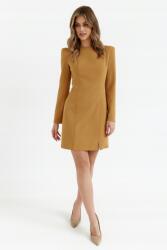 MOE Ruha Elegáns Esküvőre Női Mini Hosszú Ujjú Sárga 42 XL