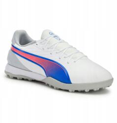 PUMA futballcipő King Match Tt white/flat light grey/sunset glow 44 Eu