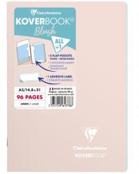Clairefontaine Füzet Csomag A5 48 Lap Vonalas Koverbook Blush Pp Powder Pink 1 Db