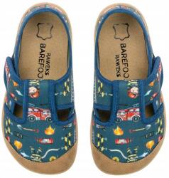 Raweks Barefoot Papucs óvodába Raweks Joy Tűzoltó J01 roz 29 -18, 5cm