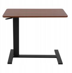  Állítható magasságú (66-94cm) ágy fölé helyezhető asztal, 80x40cm, összecsukható, kerekekkel, hálószobába (AG251023014148)