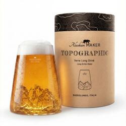Alaskan Maker Long Drink pohár Sassolungo Topographic (TOPO-VD-SL)