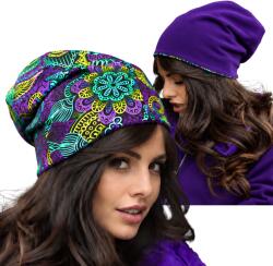 Vippi Design Beanie Női Kétoldalas pamut Sapka Lengyel Prod Vippi Design 58 L (28000093-LILY Violet)