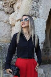 Sima Klasszikus Minimalista Női Ing L 5IA