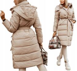  Hosszú, Öves Parka Kabát Kapucnival M - allegro - 51 905 Ft