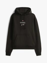 Tommy Hilfiger Laza Tommy Girl kapucnis pulóver női logóval fekete méret Xs (DN0DN00099BDS)