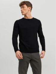 JACK & JONES Férfi Pulóver Fekete Hosszú Ujjú L 6FA (JACK&JONES-12208364 JJEEMIL BLACK)