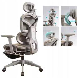 Cerlo Ergonomikus Irodai Szék X-Master Asztalhoz Hálós X-Mesh Hd 150 kg-ig (618 DOLE SZARY)