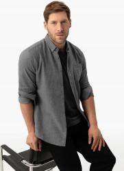 Volcano Férfi Ing Casual Slim Fit Szürke Volcano K-belanos XL