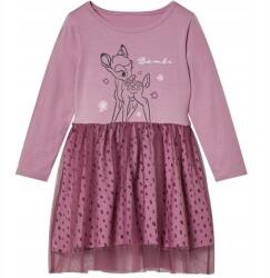 Disney Lány Tüll Ruha Disney Bambi Rózsaszín 122/128 100% Pamut Ecoprint (101477)