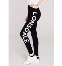 Lonsdale női fekete leggings Xs 95% pamut, rugalmas, logós
