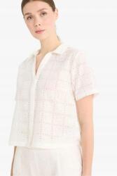 DeFacto Fehér Áttört Női Rövid Ujjú Ing 5IA (5S1DFGLF5857__R5B/OFF WHITE)