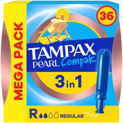Tampax Pearl Compak Regular tampon applikátorral, 36 db
