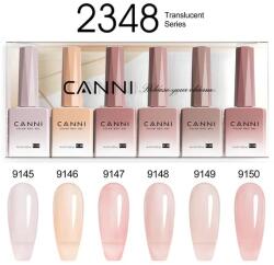 CANNI HEMA FREE UV/LED gél lakk szett 6x9ml - 2348 (1302k2)