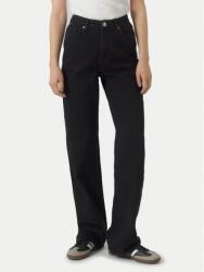 Vero Moda Fekete Egyenes Szárú Farmer Magas Derekú Pamut 31/32 7AA (10290541)