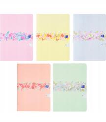 OXFORD Füzet A4/60L Négyzetrácsos Oxf MIX Flowers 400181451 (5904017428343)