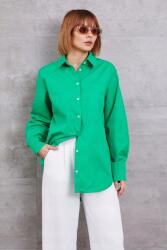 Sima Klasszikus Női Ing Galléros Mintával Calm S/m 5IA (41035322354/YeÅŸil)