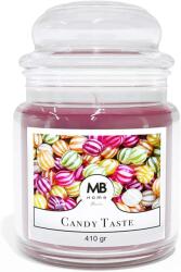  Mb Home basic gyertya Candy Taste 410 Gsm üvegtégelyben