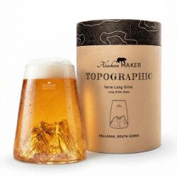 Alaskan Maker Long Drink pohár Hallasan Topographic (TOPO-VD-H)