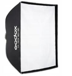 Godox Ul-box 90x90 CM Négyszögletű Softbox - Gyorsan Összecsukható Esernyős Fotós Softbox (5743)