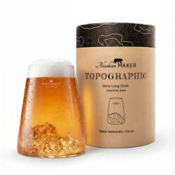 Alaskan Maker Long Drink pohár Gran paradiso Topographic (TOPO-VD-GP)