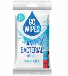Go Wipes Antibakteriális Nedves Kéztörlőkendő D-Panthenollal GoWipes 15 db (5905367662333)