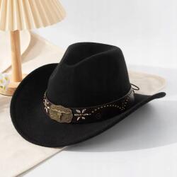  Kapelusz kowbojski western texas retro Czaszka Byka Kwiatki Nity 56 57 cm (723765234816)