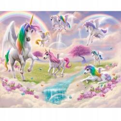 WALLTASTIC Unicorn fotótapéta Unikornis lovacska Nagy
