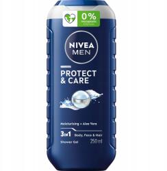 Nivea Protect Care Férfi tusfürdő Tisztító folyadék 250ml (83611 dla mężczyzn)