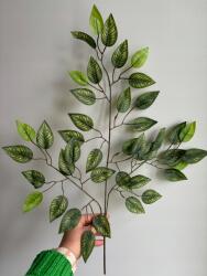 7&7 Fikus levél, árnyékolt benjamin 3 ágú 60 cm művirág (KAL-B304-S)