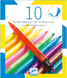 DJECO Ecsetfilc készlet - 10 ragyogó szín - Pop colors (DJ08799)