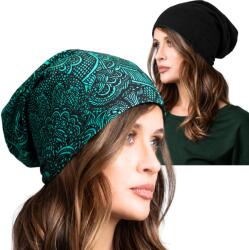 Vippi Design Beanie Női Kétoldalas pamut Sapka Lengyel Prod Vippi Design 62 XL (28000093-AZURE)