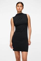 PIECES Fekete Ruha Ujjatlan Mini Fodros És Garbóval S 5GA (17151144/Black)