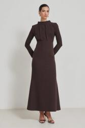  Elegáns Ruha Hosszú Ujjú, Meleg Barna S 5IA (ST20250W40357101/Ac-Kahve)
