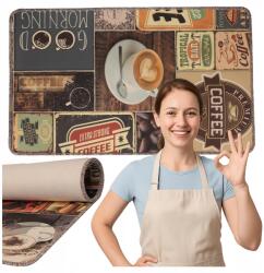 Allvo Konyhai Szőnyeg Vinil Padlószőnyeg 100 X 60CM Gumi Pvc Padlószőnyeg (D6734)