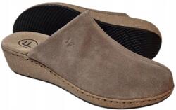 Filippo DK7567/26 Sötét Bézs flip-flop papucs parafa bőr velúr méret36