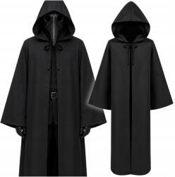 Korbi Köpeny Fekete Jelmez Doktor Pestis Darth Vader Sötét Jelmez Bál (Korbi PRZEBRANIE KARNAWAŁOWE PŁASZCZ KAPTUR)