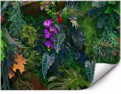 MPINK Fotótapéta Egzotikus dzsungel orchideákkal és monsterekkel 200x140 cm (GP-FTAP_6_VSC_2X1,4M-0125)