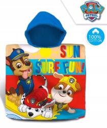 Kids Euroswan kapucnis takaró Euroswan 120 x 60 cm többszínű (PAW PATROL)